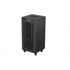 Lanberg FF01-6624-23BL palvelinteline 24U Itseseisova teline Musta
