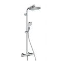 Hansgrohe Crometta S dušo sistema 2 galvutės Siena Chromas