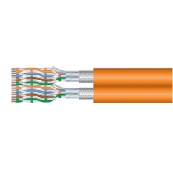 Equip 187331 сетевой кабель Оранжевый 500 m Cat7 S/FTP (S-STP)
