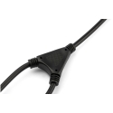 StarTech.com PXT101YEU2M virtajohto Musta 2 m CEE7/7 2 x C13 liitin