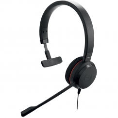 Jabra Evolve 20 Laisvų rankų įranga Vielinis Su lankeliu Biuras / skambučių centras USB Type-C / USB Type-A Juoda