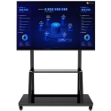 Techly ICA-TR30 reklaminio ekrano laikiklis 2,54 m (100") Juoda