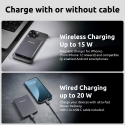 Intenso MW5000 Литий-полимерная (LiPo) 5000 mAh Беспроводная зарядка Серый