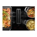 AEG CCE84751CB Black Built-in 83 cm Zone induction hob 4 zone(s) Built-in hood