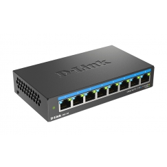 D-Link DMS-108 Nepārvaldīts L2 2.5G Ethernet (100/1000/2500) Melns