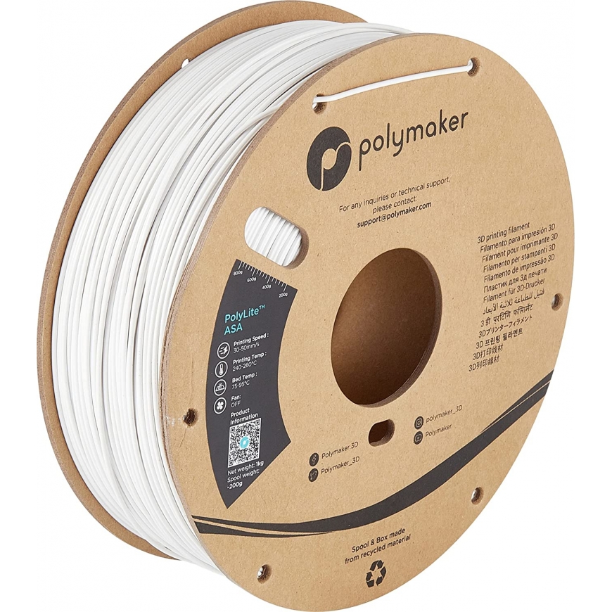Polymaker PF01002 3D printēšanas materiāls Akrilnitrila