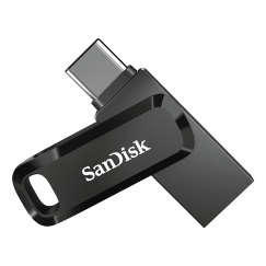 SanDisk Ultra Dual Drive Go USB zibatmiņa 256 GB USB Type-A / USB Type-C 3.2 Gen 1 (3.1 Gen 1) Melns
