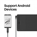 HUION H1161 piirtopöytä Musta 5080 lpi 279,4 x 174,6 mm USB HUION H1161 piirtopöytä Musta 5080 lpi 279,4 x 174,6 mm USB