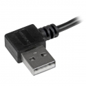 StarTech.com USB2AUB2RA1M USB kabelis USB 2.0 1 m USB A Micro-USB B Melns StarTech.com USB2AUB2RA1M USB kabelis USB 2.0 1 m USB A Micro-USB B Melns