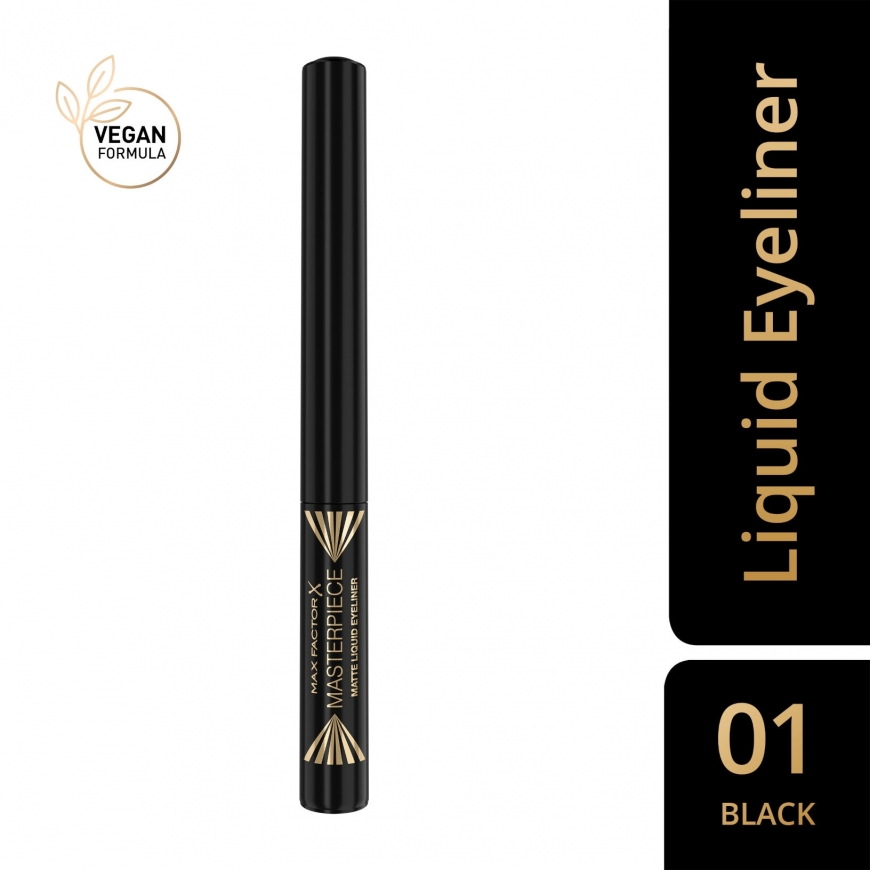 Max Factor Masterpiece Waterproof Matte Liquid Eyeliner 01 Black – 2