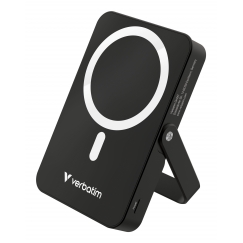 Verbatim Charge 'n' Go Magnetic Wireless Liitiumpolümeer (LiPo) 10000 mAh Traadita laadimine Must