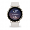 Garmin Vivoactive 5 3.05 cm (1.2") AMOLED 42 mm Digital 390 x 390 pixels Touchscreen White Wi-Fi GPS