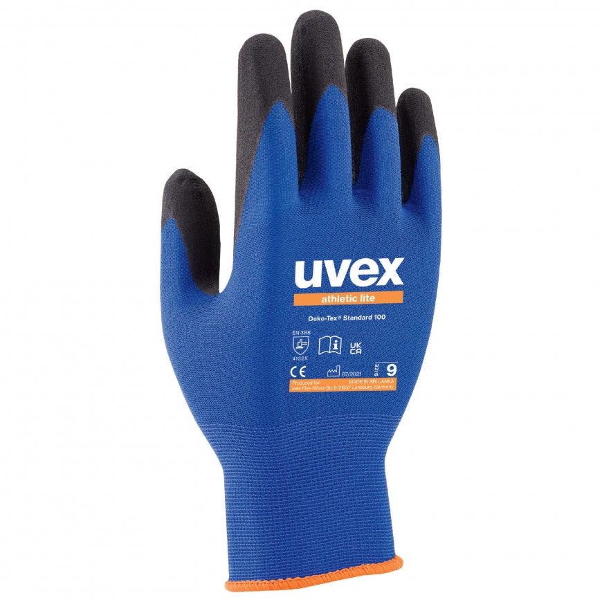 Uvex 6002711 aizsargcimdi Darbnīcas cimdi Antracīts
