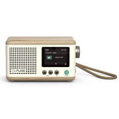 Pure DAB+ Radio Classic Mini Pārnesams Digitāls Krēms, Koks