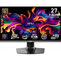 MSI MPG 272URX QD-OLED monitori 67,3 cm (26.5") 3840 x 2160 pikseļi 4K Ultra HD Melns
