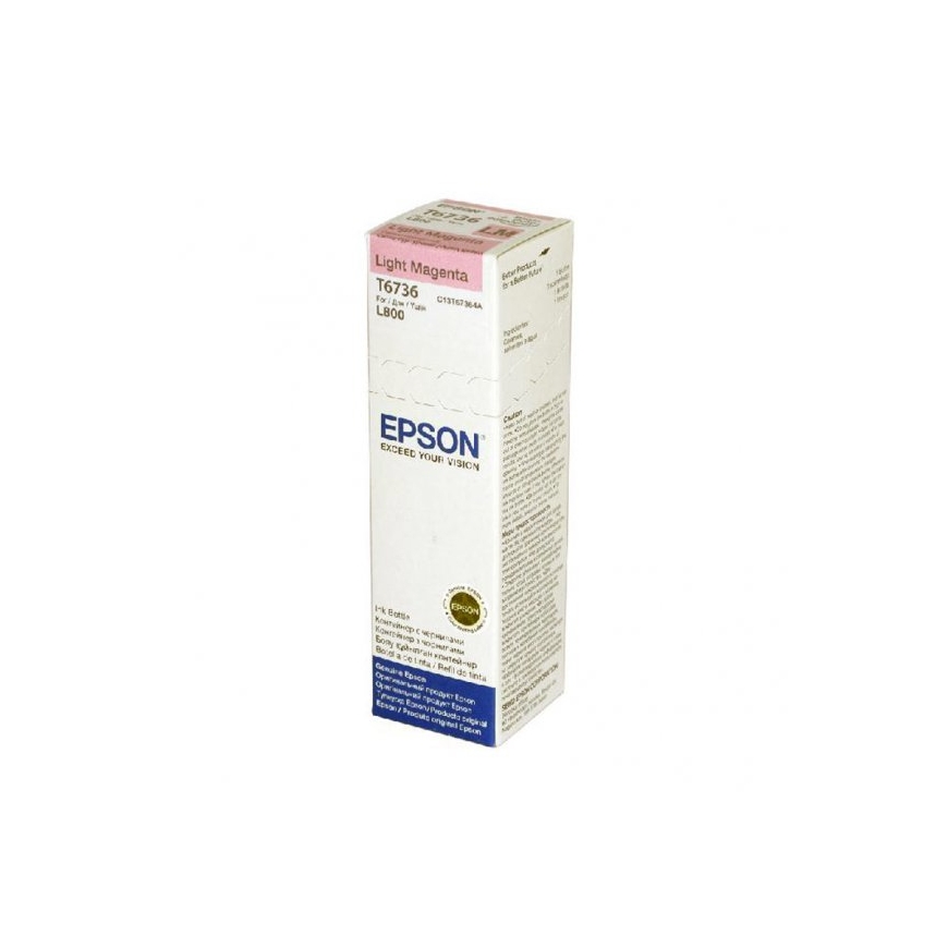 Epson T6736 Light Magenta ink bottle