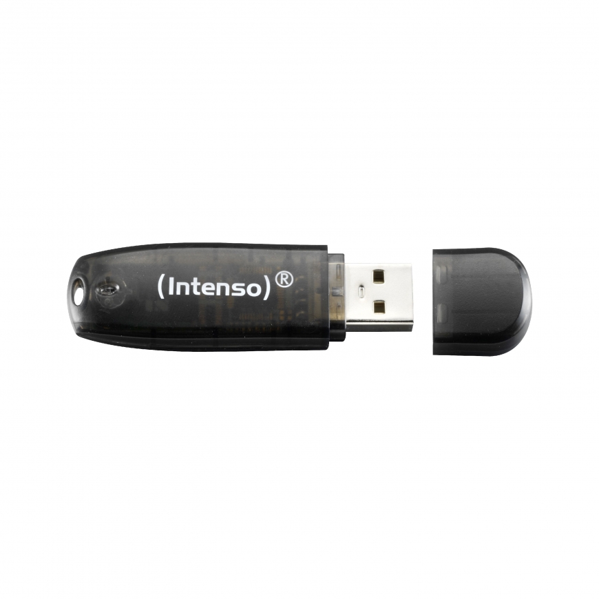 Intenso Rainbow 3x32GB Yellow/Red/Black USB-välkmälu USB tüüp A 2.0 Läbipaistev – 3