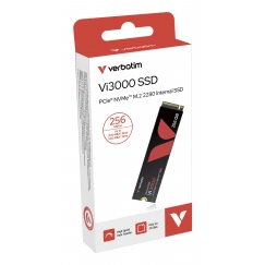 Verbatim Vi3000 256 GB M.2 PCI Express 3.0 NVMe