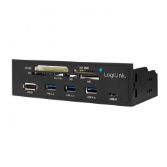 LogiLink UA0341 kortelių skaitytuvas SATA Vidinis Juoda