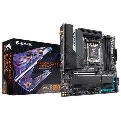 GIGABYTE B650M AORUS ELITE AX pagrindinė plokštė AMD B650 AM5 lizdas „micro ATX“