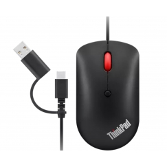 Lenovo 4Y51D20850 hiir Kontor Mõlemakäeline USB tüüp-C Optiline 2400 DPI