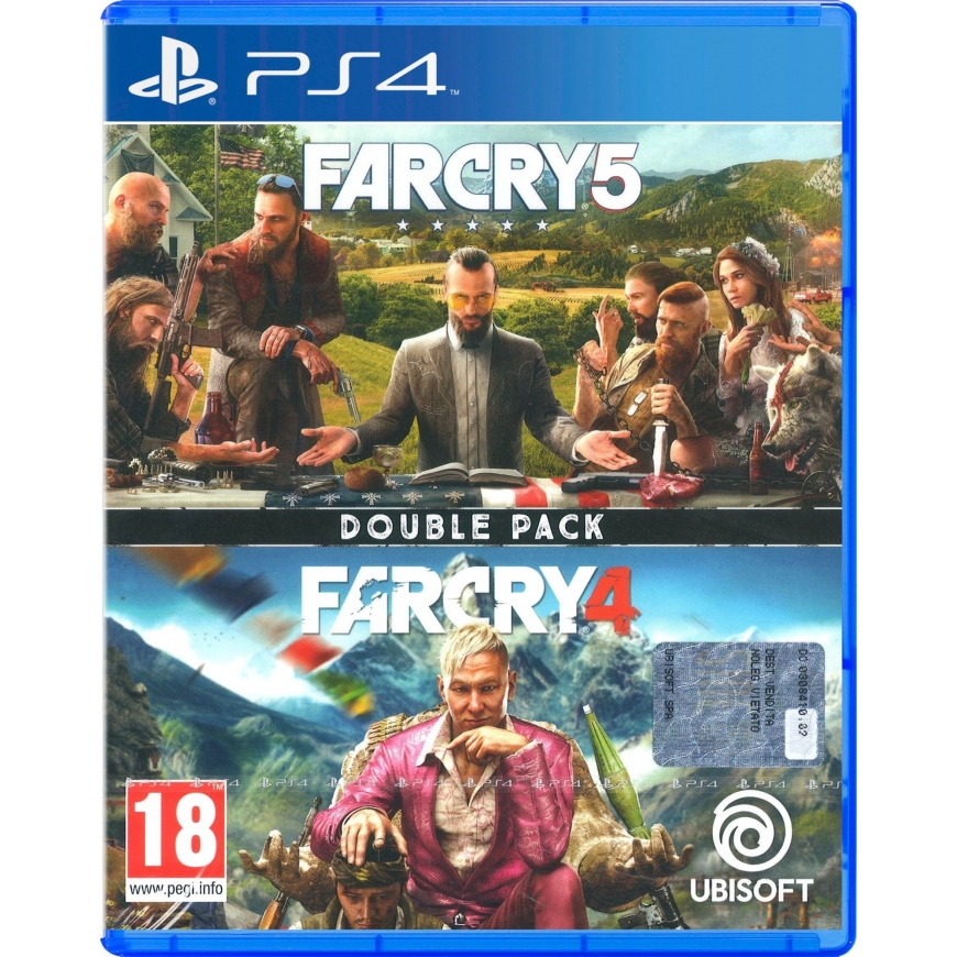 Ubisoft Double Pack: Far Cry 4 + Far Cry 5 Anglų kalba PlayStation 4