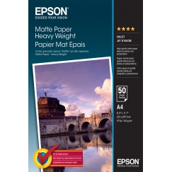 Epson Matte Paper Heavy Weight - A4 - 50 arkkia