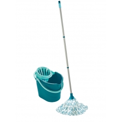 Leifheit 56792 moppi Metalli, Muovi, Viskoosi Turkoosi, Valkoinen