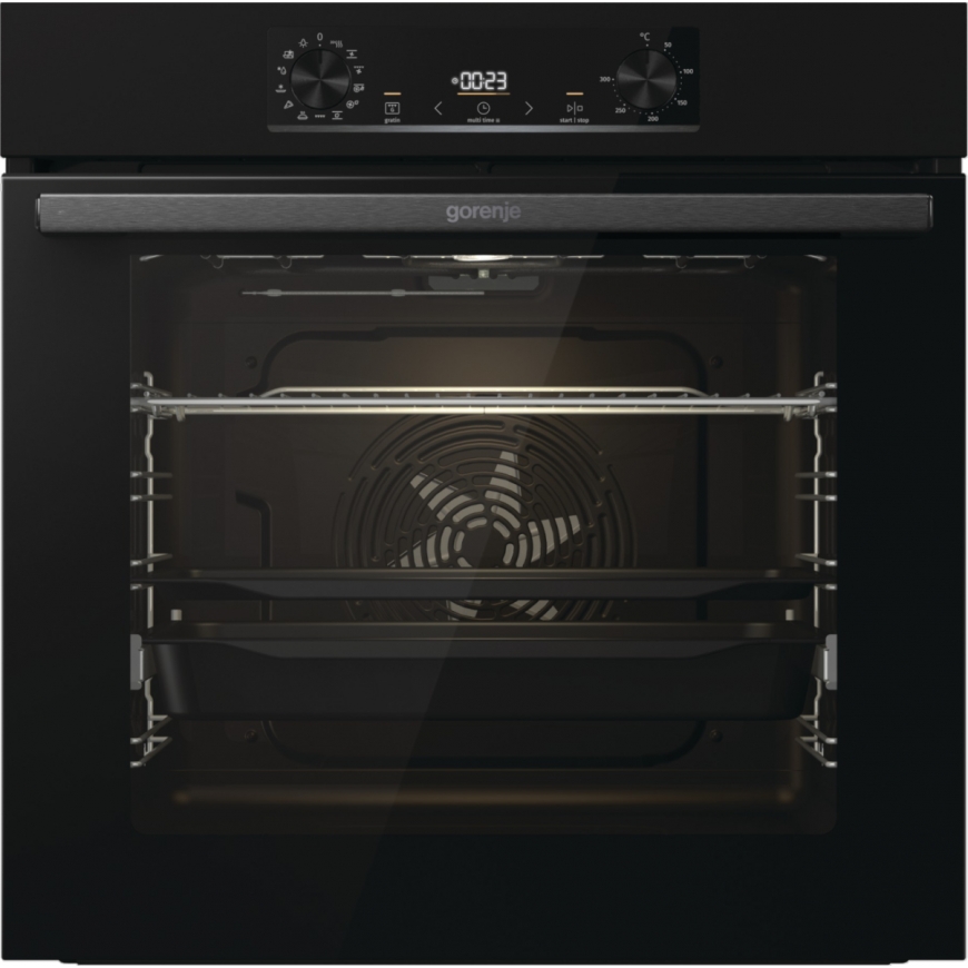 Gorenje BOS6737E06B 77 L Melns