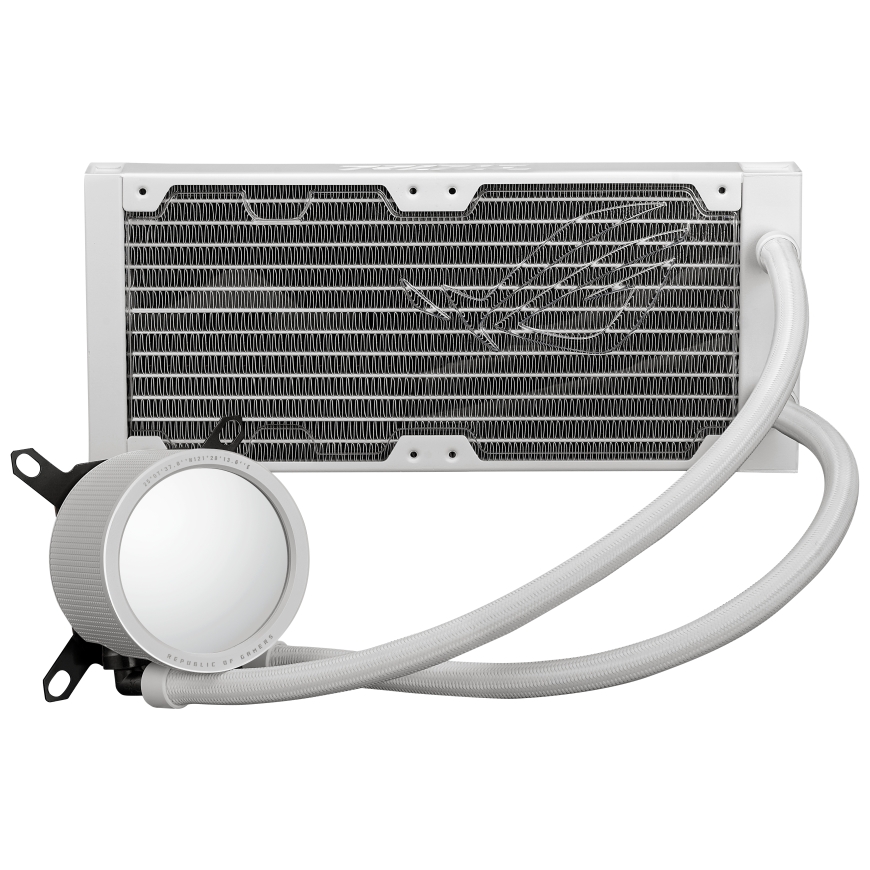 ASUS ROG Ryuo III 240 ARGB White Edition Procesors Šķidruma dzesēšanas komplekts 12 cm Balts – 3