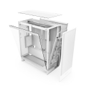 NZXT H7 Flow „Midi Tower“ Balta NZXT H7 Flow „Midi Tower“ Balta