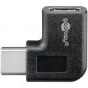 Goobay USB-C to USB-C Adapter, 90°, Black Goobay USB-C to USB-C Adapter, 90°, Black