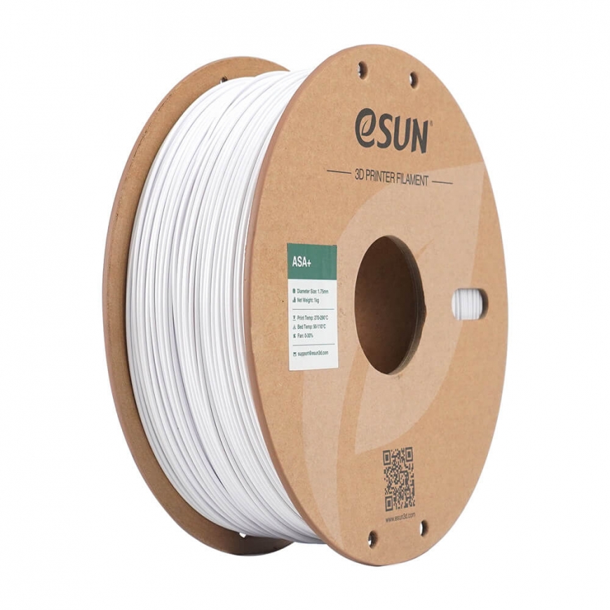eSUN ASA+ Acrylonitrile styrene acrylate (ASA) White 1 kg
