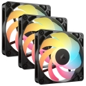 Corsair RS120-R ARGB Arvuti korpus Ventilaator 12 cm Must 3 tk Corsair RS120-R ARGB Arvuti korpus Ventilaator 12 cm Must 3 tk