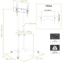 Techly ICA-TR6 крепление для телевизора 165,1 cm (65") Черный