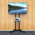 Techly ICA-TR6 telerikinnitus 165,1 cm (65") Must