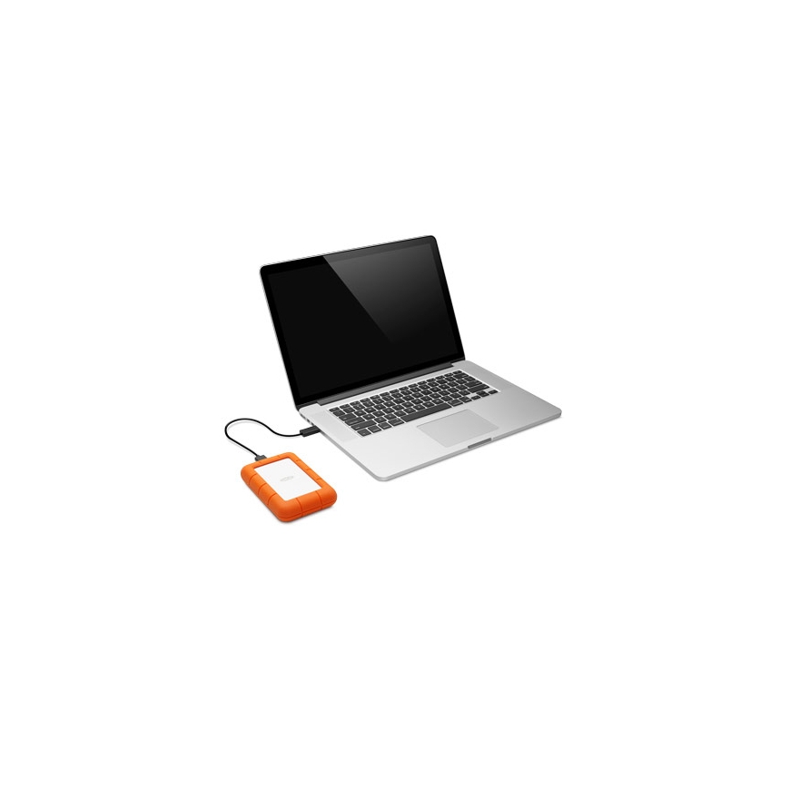 LaCie Rugged Mini väline kõvaketas 1 TB 5400 RPM 2.5" Micro-USB B 3.2 Gen 1 (3.1 Gen 1) Oranž, Hõbe – 3