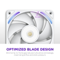 NZXT F240X Datora korpusam Ventilators 12 cm Balts 1 pcs