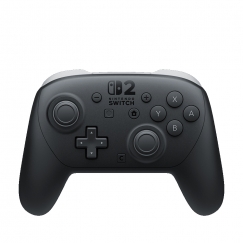 Nintendo Switch 2 Pro Controller Melns Bluetooth sistēma Spēļu paliktnis Analogā / digitālā Nintendo Switch 2