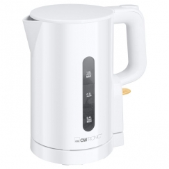 Clatronic WK 3834 elektriskās tējkanna 1 L 900 W Balts