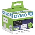 DYMO LW - Shipping / Name Badge Labels - 54 x 101 mm - S0722430 Valge Iseliimuv printerisilt DYMO LW - Shipping / Name Badge Labels - 54 x 101 mm - S0722430 Valge Iseliimuv printerisilt