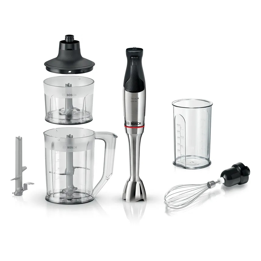 Bosch Serie 6 MSM6M852 kannmikser 1,3 l 1200 W Must, Roostevaba teras