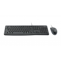 Logitech 920-002562 klaviatuur Hiir kaasa arvatud Kontor USB QWERTY US rahvusvaheline Must