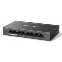 Mercusys MS108GP verkkokytkin Hallittu Gigabit Ethernet (10/100/1000) Power over Ethernet -tuki Must Mercusys MS108GP verkkokytkin Hallittu Gigabit Ethernet (10/100/1000) Power over Ethernet -tuki Must