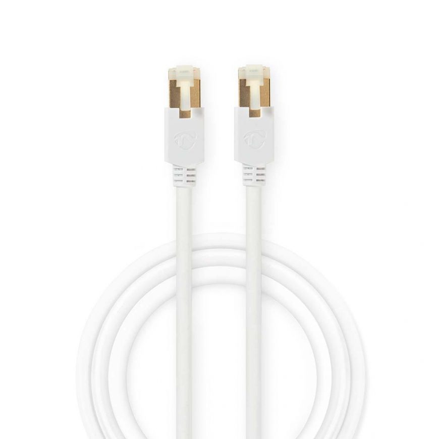 Nedis CCGB85221WT100 tīkla kabelis Balts 10 m Cat6 S/FTP (S-STP)