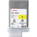 Canon PFI-102Y tindikassett Originaal Kollane Canon PFI-102Y tindikassett Originaal Kollane