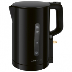 Clatronic WK 3835 elektrikann 1,7 l 2200 W Must