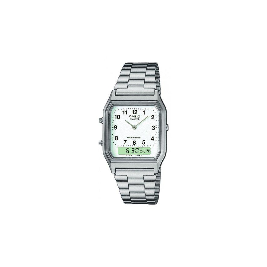 Casio AQ-230A-7BMQYES kell Käekell Mõlemale soole sobiv Kvarts Helemetallik
