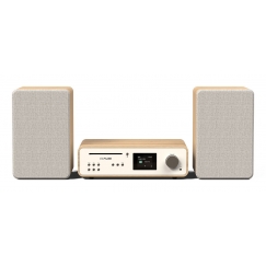 Pure 252807 mājas stereo ierīce Mājas audio mikrosistēma 50 W Ozols, Balts