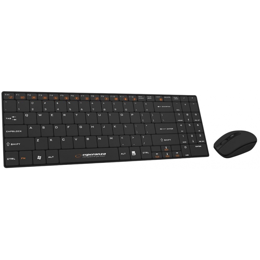 Esperanza EK122K tastatūra Pele iekļauta RF
